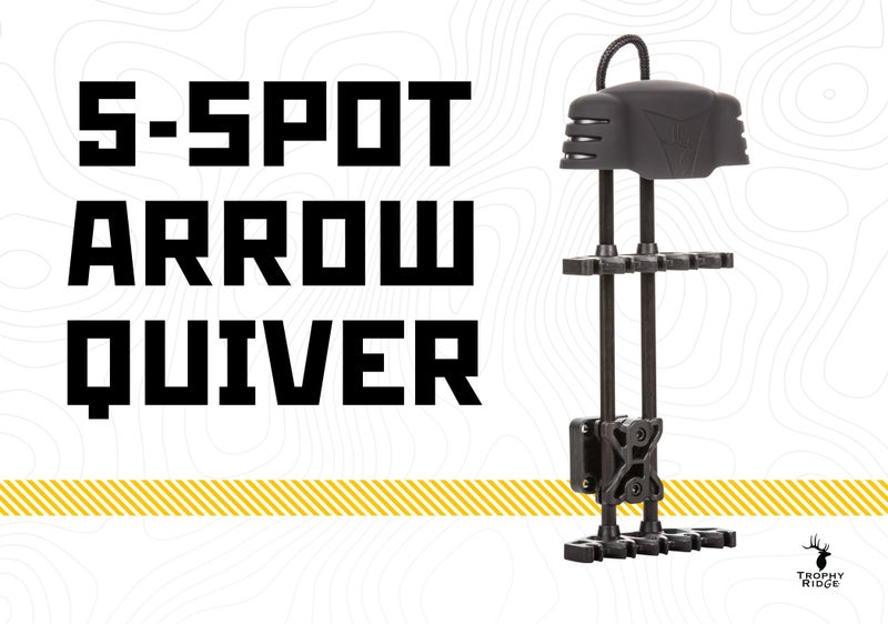 Trophy Ridge 5-Spot Archery Arrow Quiver, Black - Image 1